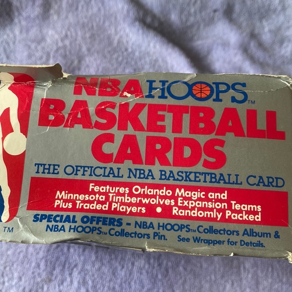 1989 NBA Hoops Basketball Cards,Unopened Packs 4packs for $22 - 15 cards in pack - Picture 5 of 5